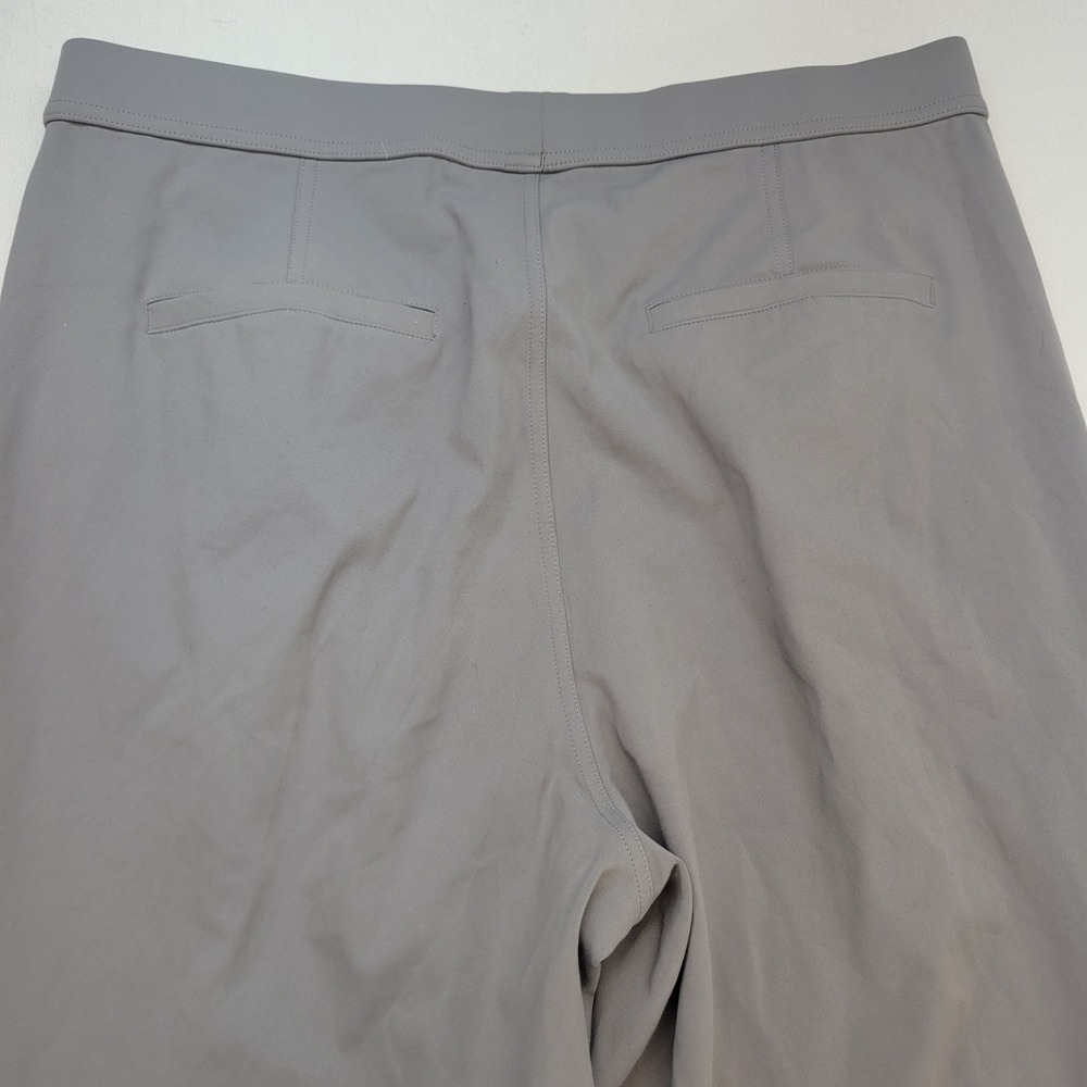 Halara Pleated Wide Leg Pants Womens XL Tall Gray High Waisted Stretch Trousers - Picture 4 of 11